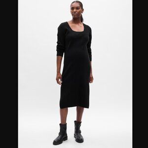 (NWOT) GAP | Maternity CashSoft Rib Midi Sweater Dress